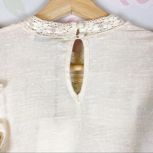 NEW ZARA Cottage Core Embroidered Boho Blouse XS - Picture 8 of 10